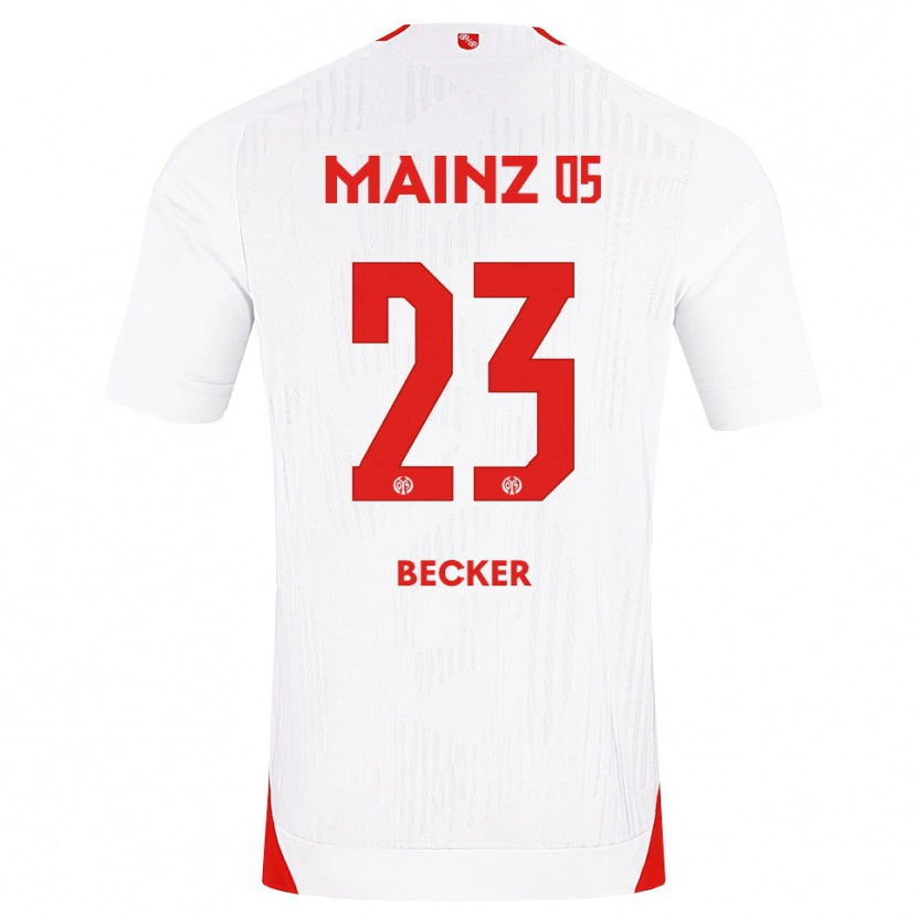 Danxen Kvinnor Sheraldo Becker #23 Vit Röd Gul Bortatröja Matchtröjor 2026/27 Tröjor T-Tröja
