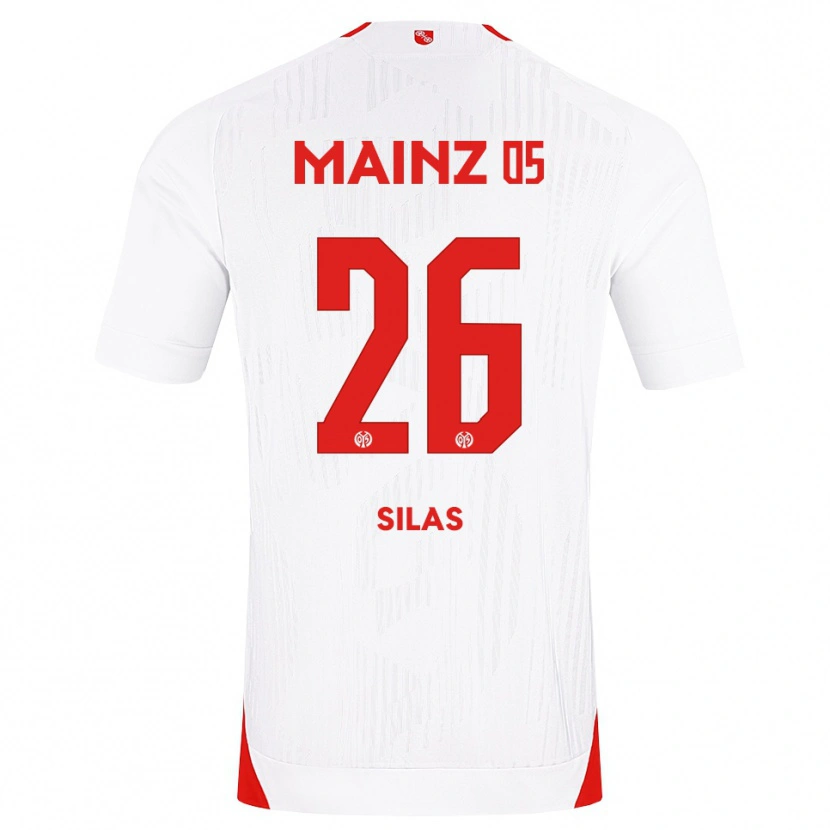 Danxen Kvinnor Silas Katompa Mvumpa #26 Vit Röd Gul Bortatröja Matchtröjor 2026/27 Tröjor T-Tröja