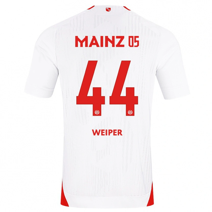 Danxen Kvinnor Nelson Weiper #44 Vit Röd Gul Bortatröja Matchtröjor 2026/27 Tröjor T-Tröja