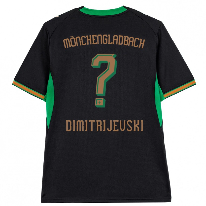 Danxen Kvinnor Maximilian Dimitrijevski #0 Svart Orange Grön Brun Bortatröja Matchtröjor 2026/27 Tröjor T-Tröja