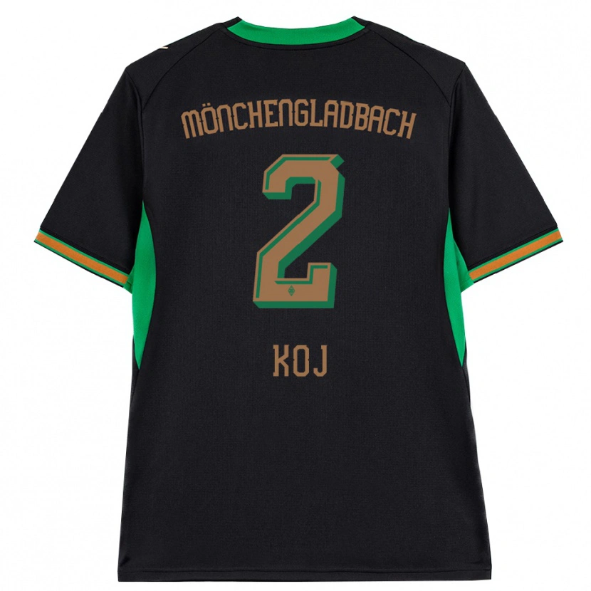 Danxen Kvinnor Julia Koj #2 Svart Orange Grön Brun Bortatröja Matchtröjor 2026/27 Tröjor T-Tröja