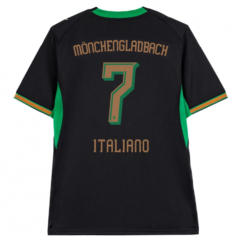 Danxen Kvinnor Jacob Italiano #7 Svart Orange Grön Brun Bortatröja Matchtröjor 2026/27 Tröjor T-Tröja