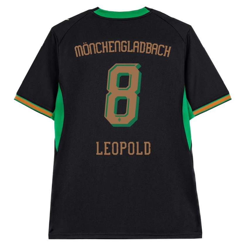 Danxen Kvinnor Enzo Leopold #8 Svart Orange Grön Brun Bortatröja Matchtröjor 2026/27 Tröjor T-Tröja