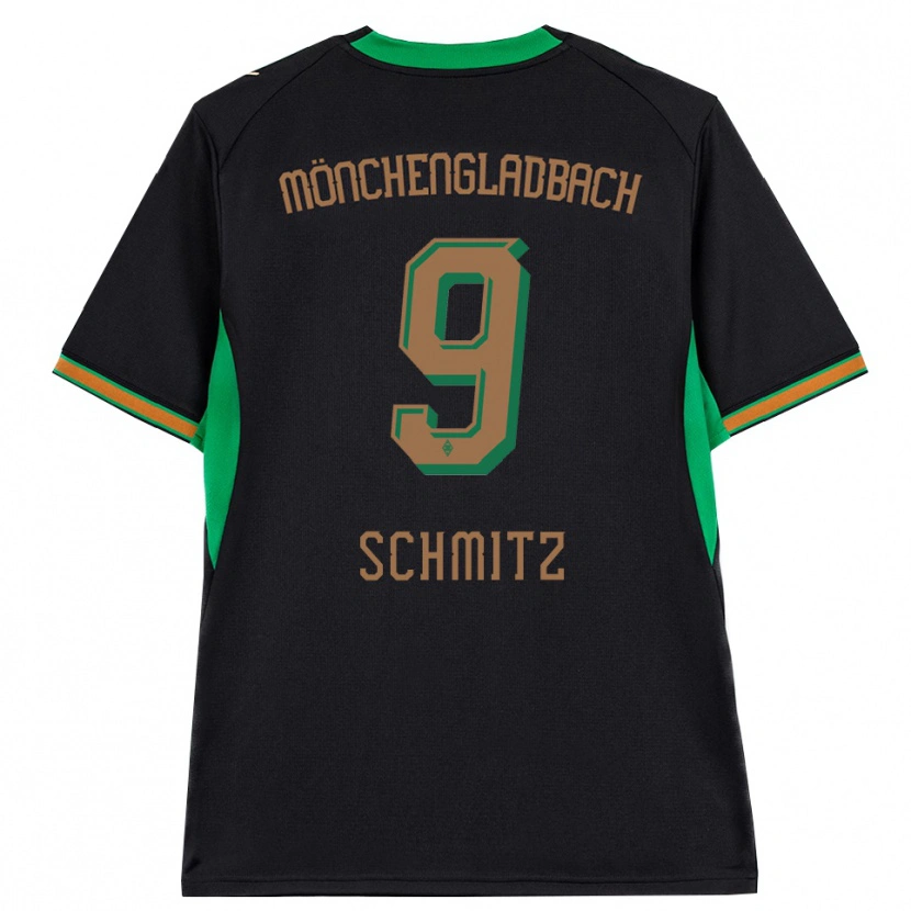 Danxen Kvinnor Sarah Schmitz #9 Svart Orange Grön Brun Bortatröja Matchtröjor 2026/27 Tröjor T-Tröja