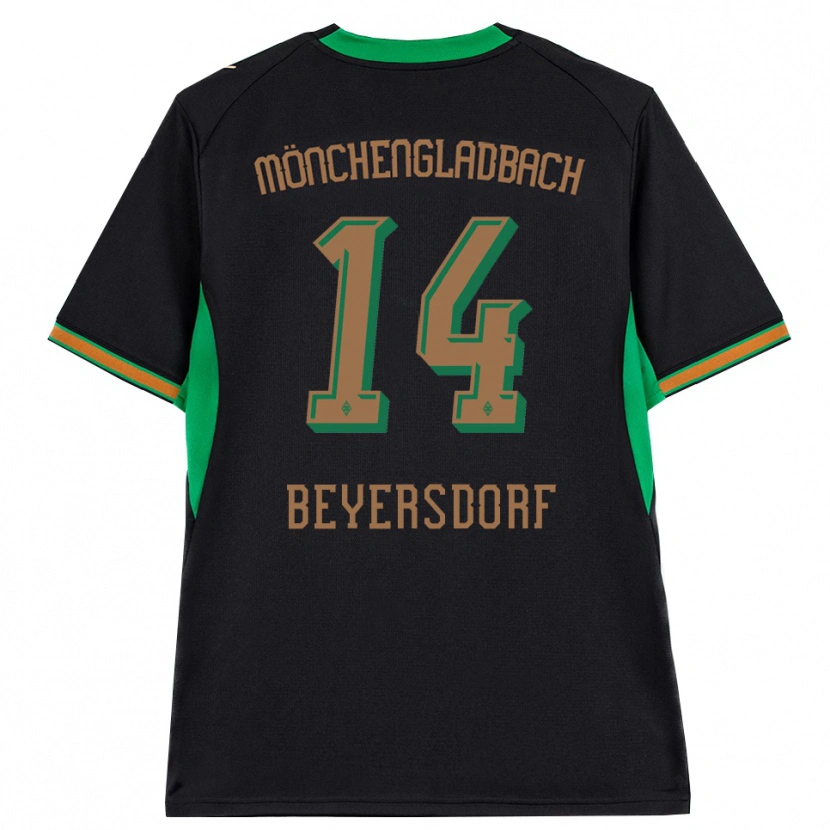 Danxen Kvinnor Chris Beyersdorf #14 Svart Orange Grön Brun Bortatröja Matchtröjor 2026/27 Tröjor T-Tröja