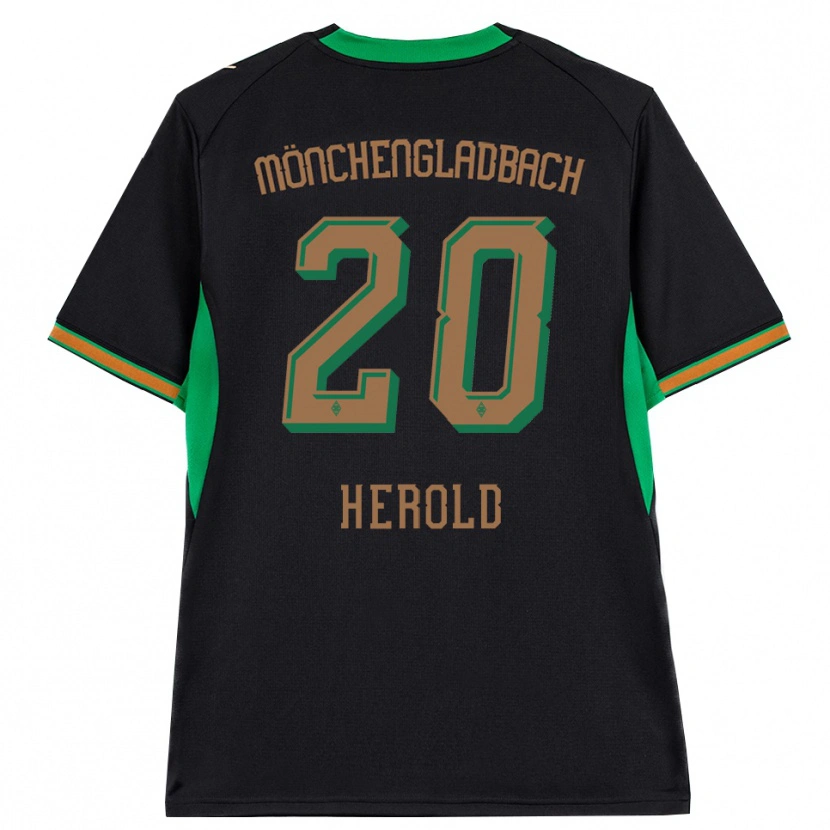 Danxen Kvinnor David Herold #20 Svart Orange Grön Brun Bortatröja Matchtröjor 2026/27 Tröjor T-Tröja