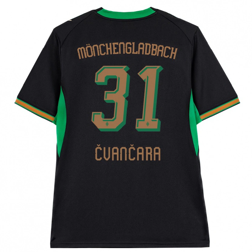 Danxen Kvinnor Tomas Cvancara #31 Svart Orange Grön Brun Bortatröja Matchtröjor 2026/27 Tröjor T-Tröja