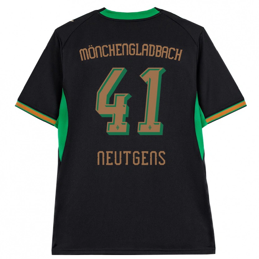 Danxen Kvinnor Maximilian Neutgens #41 Svart Orange Grön Brun Bortatröja Matchtröjor 2026/27 Tröjor T-Tröja