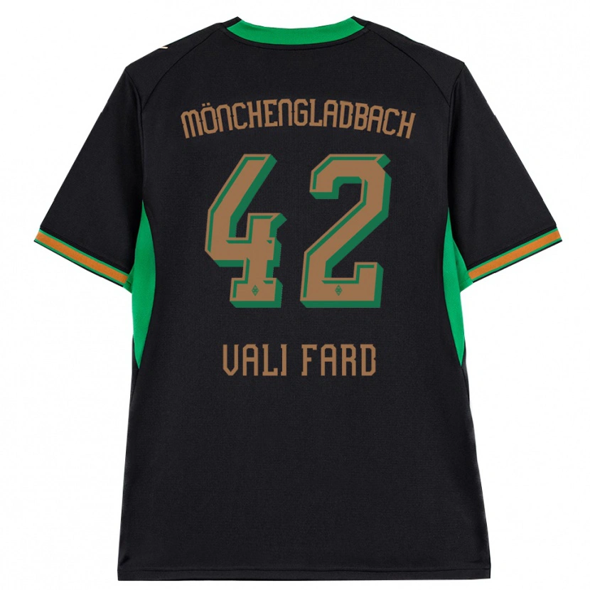 Danxen Kvinnor Elias Vali Fard #42 Svart Orange Grön Brun Bortatröja Matchtröjor 2026/27 Tröjor T-Tröja