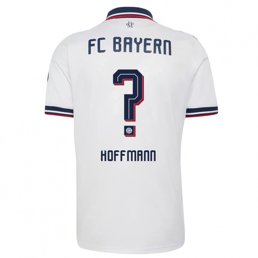 Danxen Kvinnor Franz Hoffmann #0 Vit Grå Röd Bortatröja Matchtröjor 2026/27 Tröjor T-Tröja