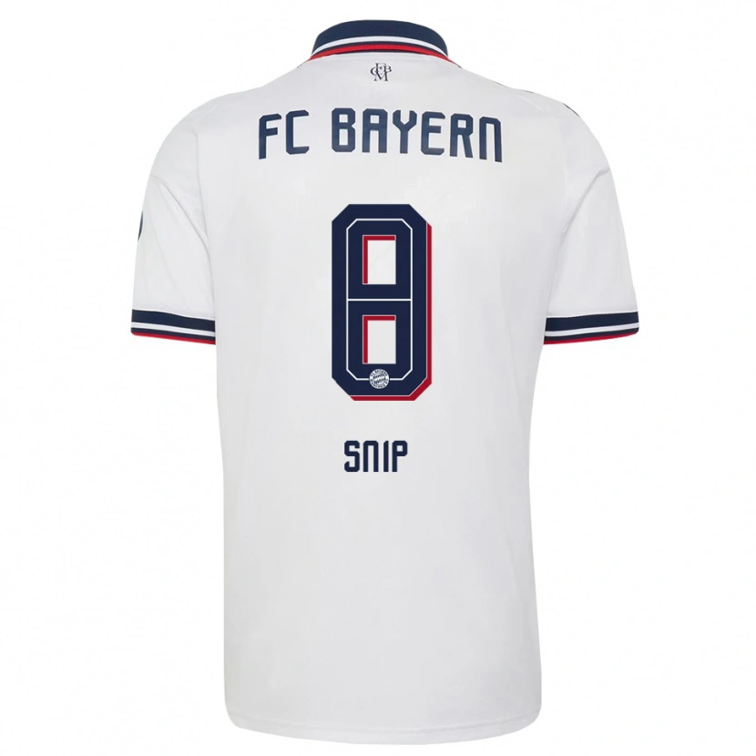 Danxen Kvinnor Roy Snip #8 Vit Grå Röd Bortatröja Matchtröjor 2026/27 Tröjor T-Tröja