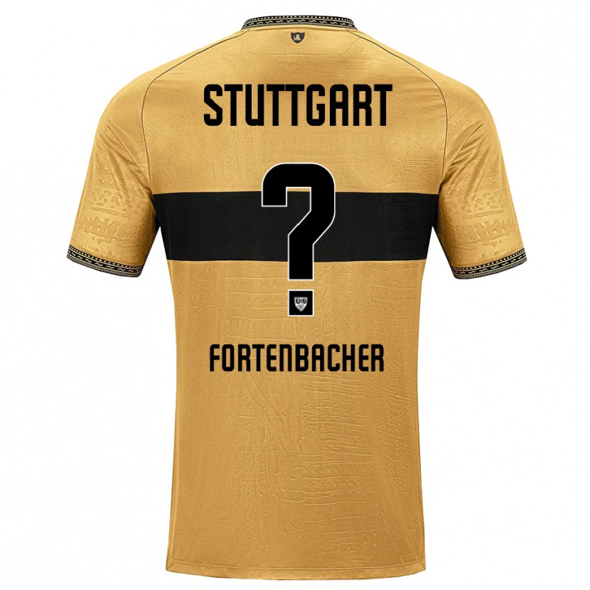 Danxen Kvinnor Jannik Fortenbacher #0 Brun Svart Vit Bortatröja Matchtröjor 2026/27 Tröjor T-Tröja