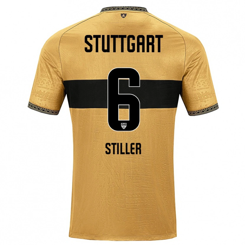 Danxen Kvinnor Angelo Stiller #6 Brun Svart Vit Bortatröja Matchtröjor 2026/27 Tröjor T-Tröja