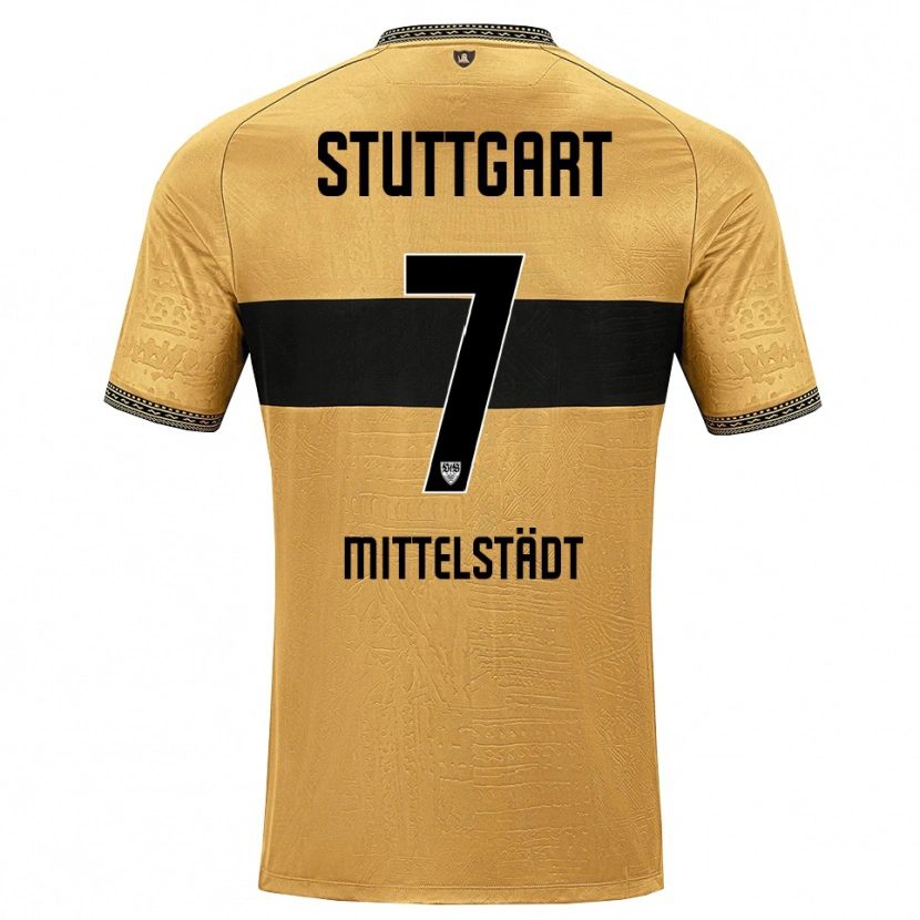 Danxen Kvinnor Maximilian Mittelstädt #7 Brun Svart Vit Bortatröja Matchtröjor 2026/27 Tröjor T-Tröja