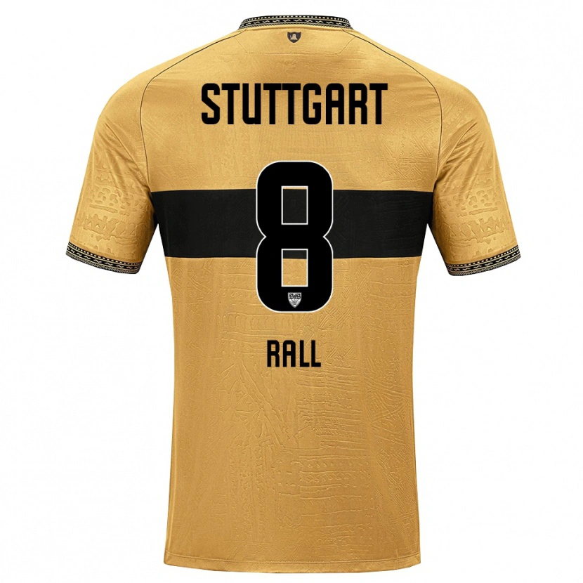 Danxen Kvinnor Maximiliane Rall #8 Brun Svart Vit Bortatröja Matchtröjor 2026/27 Tröjor T-Tröja