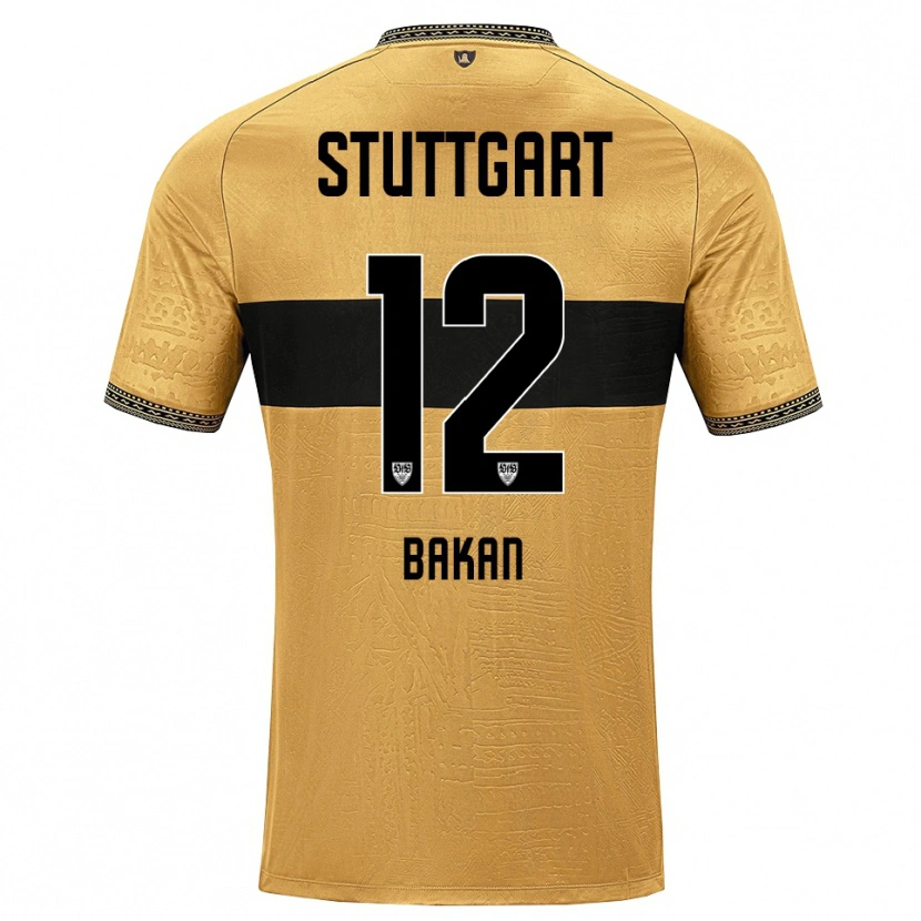 Danxen Kvinnor Eren Bakan #12 Brun Svart Vit Bortatröja Matchtröjor 2026/27 Tröjor T-Tröja