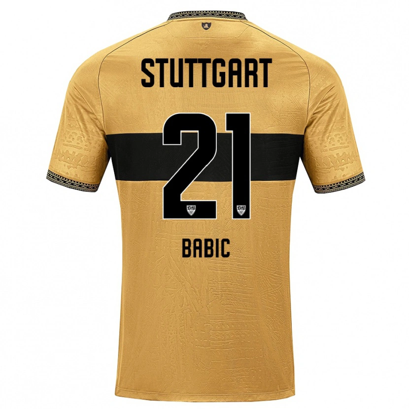 Danxen Kvinnor Emma Babic #21 Brun Svart Vit Bortatröja Matchtröjor 2026/27 Tröjor T-Tröja