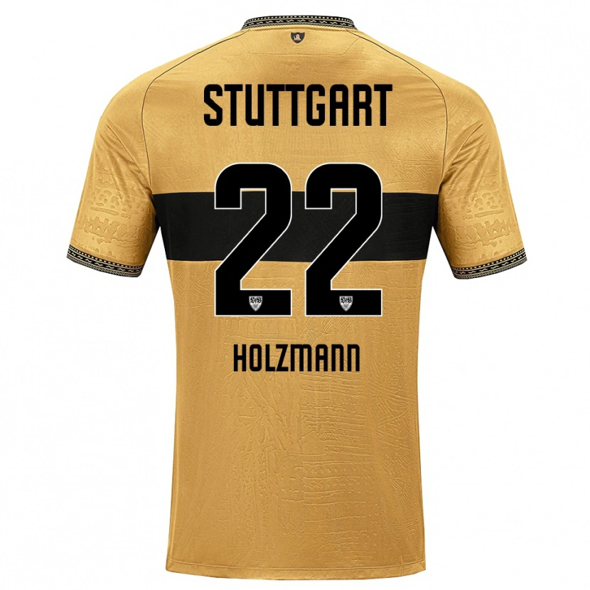 Danxen Kvinnor Lucas Holzmann #22 Brun Svart Vit Bortatröja Matchtröjor 2026/27 Tröjor T-Tröja