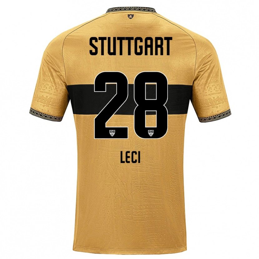 Danxen Kvinnor Besarta Leci #28 Brun Svart Vit Bortatröja Matchtröjor 2026/27 Tröjor T-Tröja