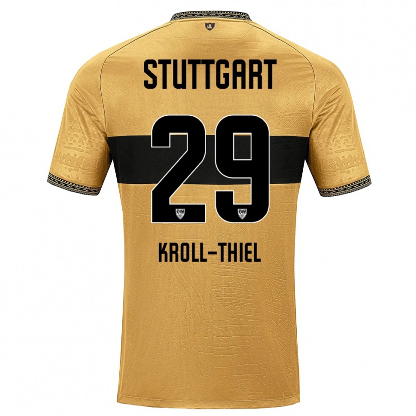 Danxen Kvinnor Colin Kroll-Thiel #29 Brun Svart Vit Bortatröja Matchtröjor 2026/27 Tröjor T-Tröja