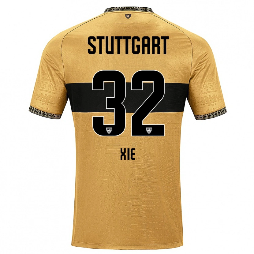 Danxen Kvinnor Alexander Xie #32 Brun Svart Vit Bortatröja Matchtröjor 2026/27 Tröjor T-Tröja