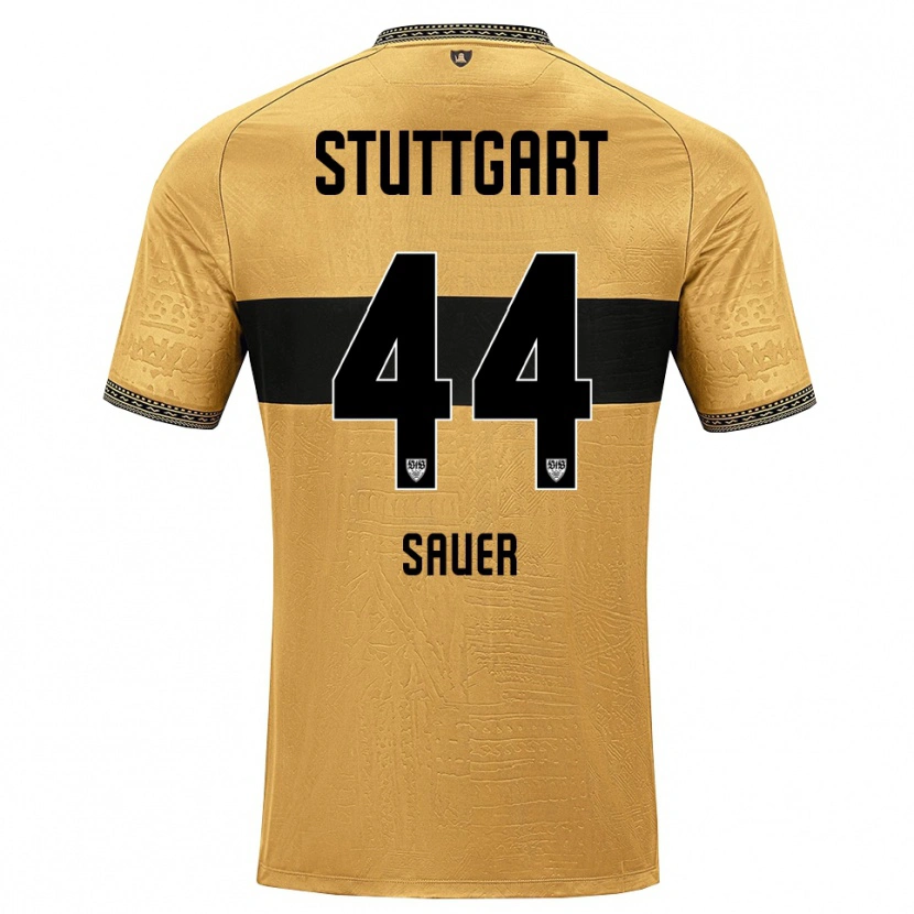Danxen Kvinnor Leo Sauer #44 Brun Svart Vit Bortatröja Matchtröjor 2026/27 Tröjor T-Tröja