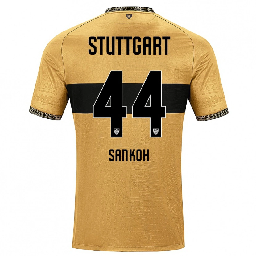 Danxen Kvinnor Mohamed Sankoh #44 Brun Svart Vit Bortatröja Matchtröjor 2026/27 Tröjor T-Tröja