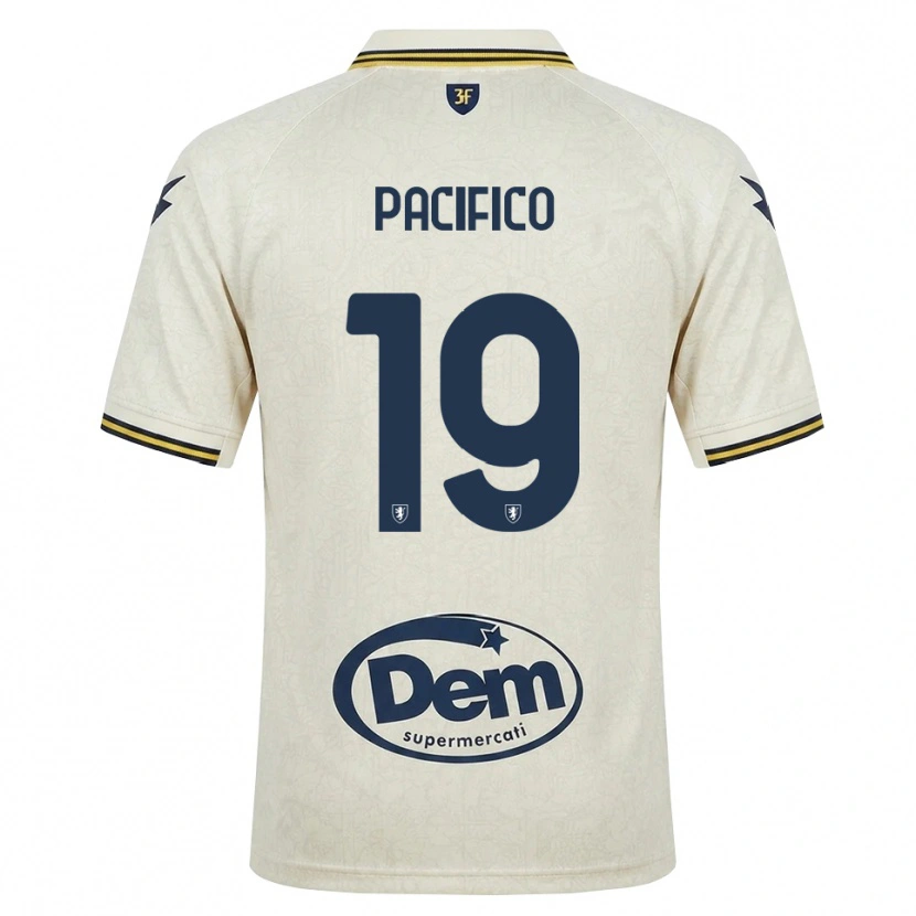 Danxen Kvinnor Flavio Pacifico #19 Oldlace Gul Svart Bortatröja Matchtröjor 2026/27 Tröjor T-Tröja