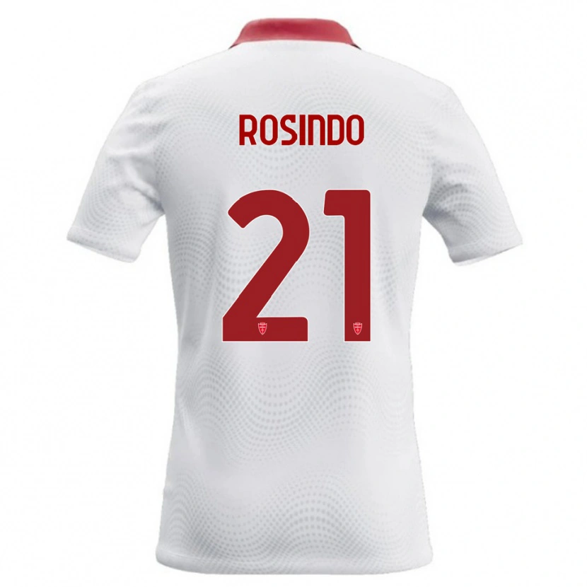 Danxen Kvinnor Rosindo Zanni #21 Vit Röd Bortatröja Matchtröjor 2026/27 Tröjor T-Tröja