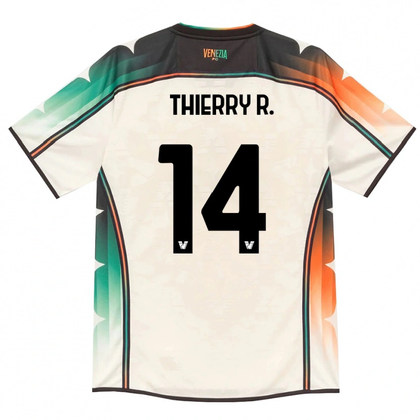 Danxen Kvinnor Thierry Correia #14 Oldlace Orange Grön Bortatröja Matchtröjor 2026/27 Tröjor T-Tröja