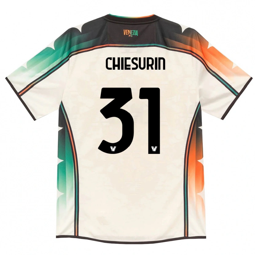 Danxen Kvinnor Alberto Chiesurin #31 Oldlace Orange Grön Bortatröja Matchtröjor 2026/27 Tröjor T-Tröja
