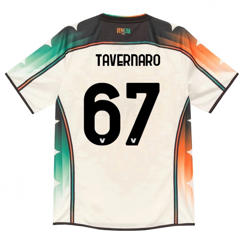 Danxen Kvinnor Federico Tavernaro #67 Oldlace Orange Grön Bortatröja Matchtröjor 2026/27 Tröjor T-Tröja