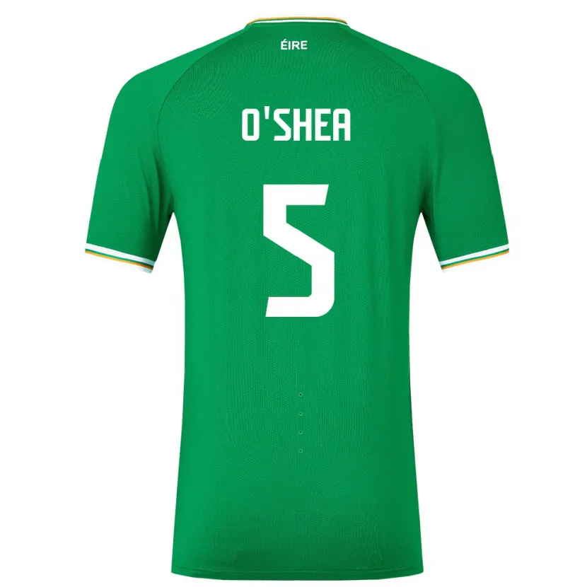 Danxen Barn Irland Dara O'shea #5 Grön Hemmatröja Matchtröjor 24-26 Tröjor T-Tröja