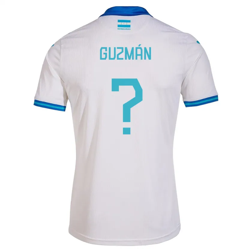 Danxen Barn Honduras Giselle Guzmán #0 Vit Hemmatröja Matchtröjor 24-26 Tröjor T-Tröja