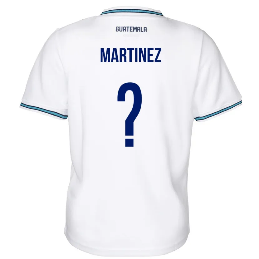 Danxen Barn Gwatemala José Carlos Martinez #0 Vit Hemmatröja Matchtröjor 24-26 Tröjor T-Tröja