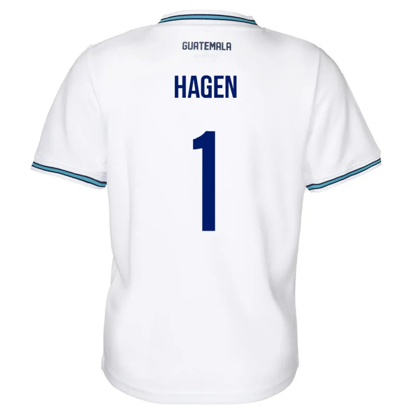 Danxen Barn Gwatemala Nicholas Hagen #1 Vit Hemmatröja Matchtröjor 24-26 Tröjor T-Tröja