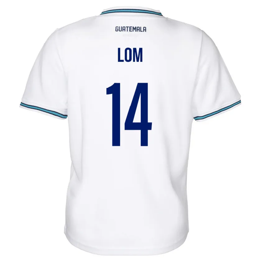 Danxen Barn Gwatemala Darwin Lom #14 Vit Hemmatröja Matchtröjor 24-26 Tröjor T-Tröja