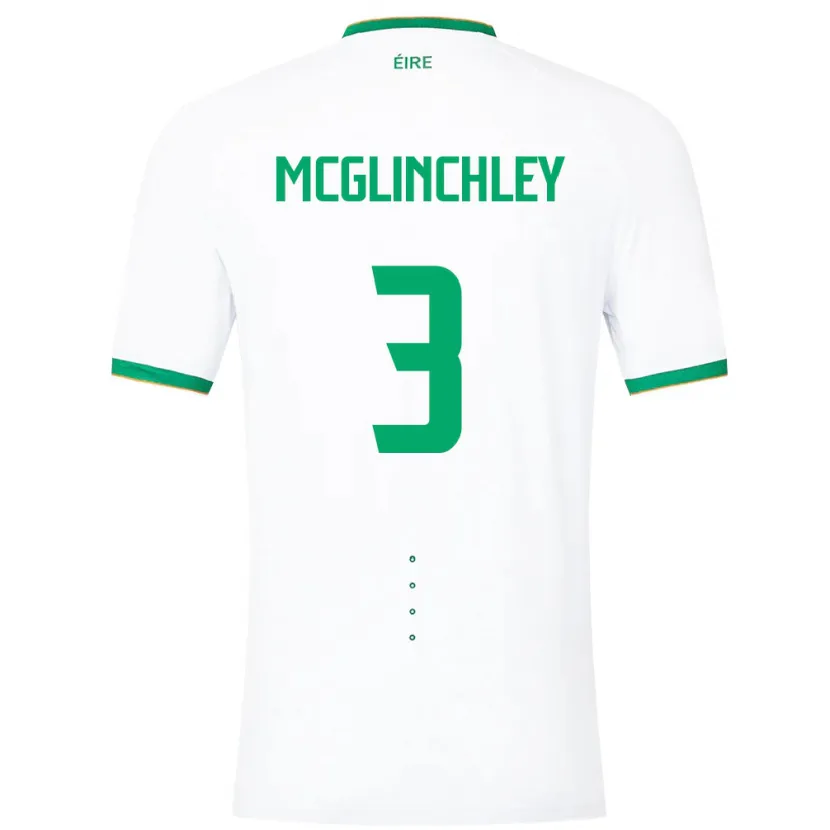 Danxen Barn Irland Harry Mcglinchley #3 Vit Bortatröja Matchtröjor 24-26 Tröjor T-Tröja