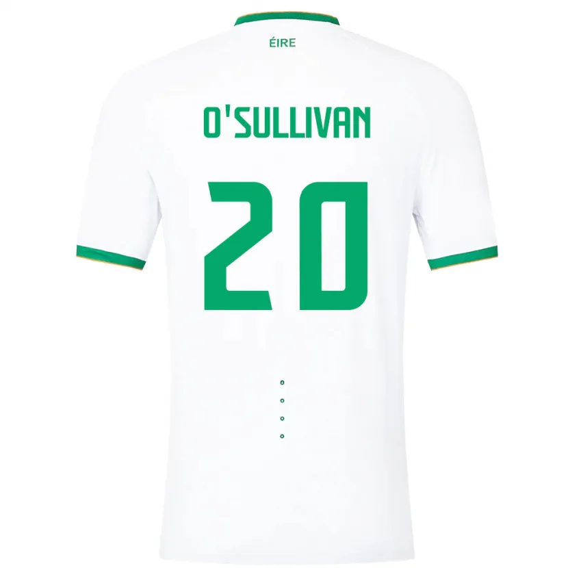 Danxen Barn Irland Cathal O'sullivan #20 Vit Bortatröja Matchtröjor 24-26 Tröjor T-Tröja