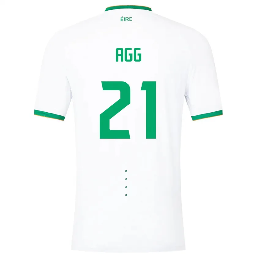 Danxen Barn Irland Lily Agg #21 Vit Bortatröja Matchtröjor 24-26 Tröjor T-Tröja