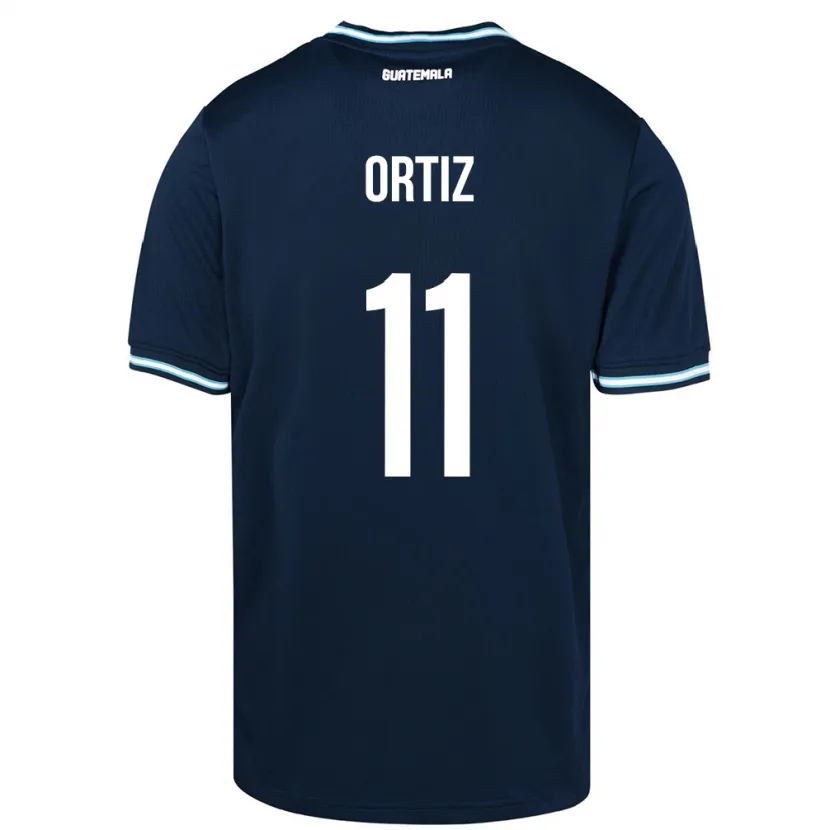 Danxen Barn Gwatemala Andersson Ortiz #11 Blå Bortatröja Matchtröjor 24-26 Tröjor T-Tröja