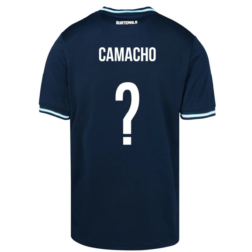 Danxen Barn Gwatemala Samuel Camacho #0 Blå Bortatröja Matchtröjor 24-26 Tröjor T-Tröja