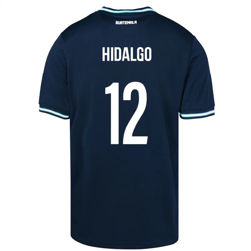 Danxen Barn Gwatemala Angie Hidalgo #12 Blå Bortatröja Matchtröjor 24-26 Tröjor T-Tröja