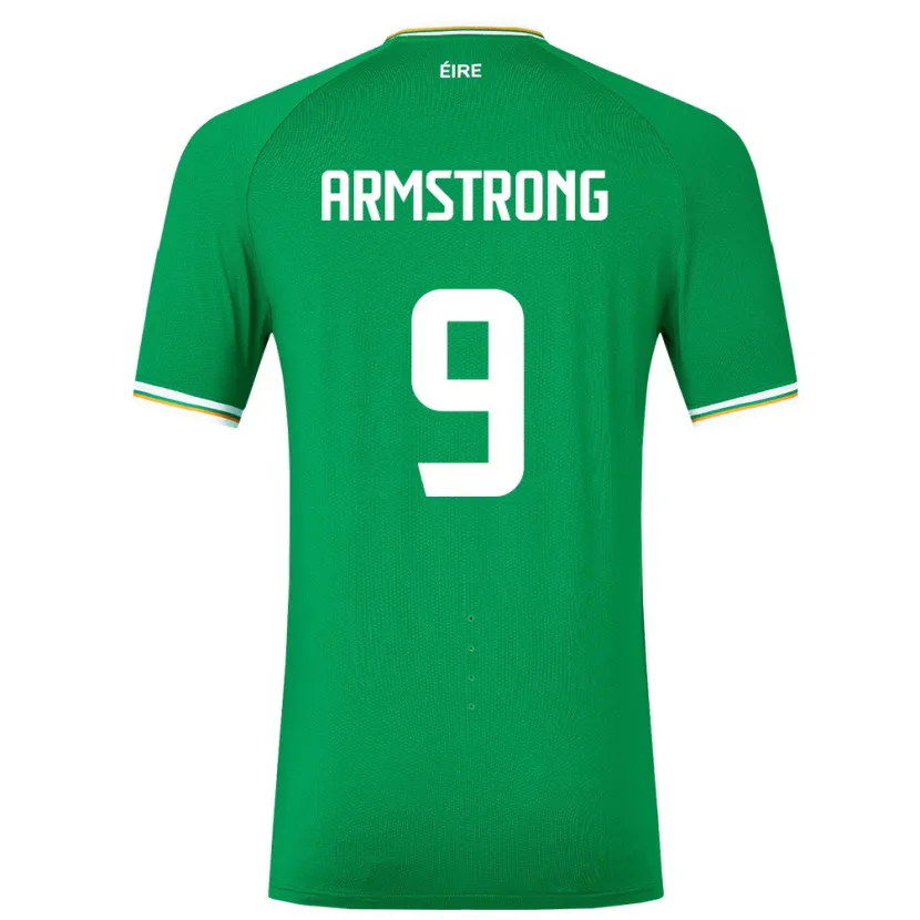Danxen Män Irland Sinclair Armstrong #9 Grön Hemmatröja Matchtröjor 24-26 Tröjor T-Tröja