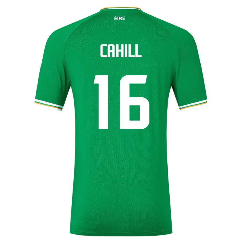 Danxen Män Irland Killian Cahill #16 Grön Hemmatröja Matchtröjor 24-26 Tröjor T-Tröja