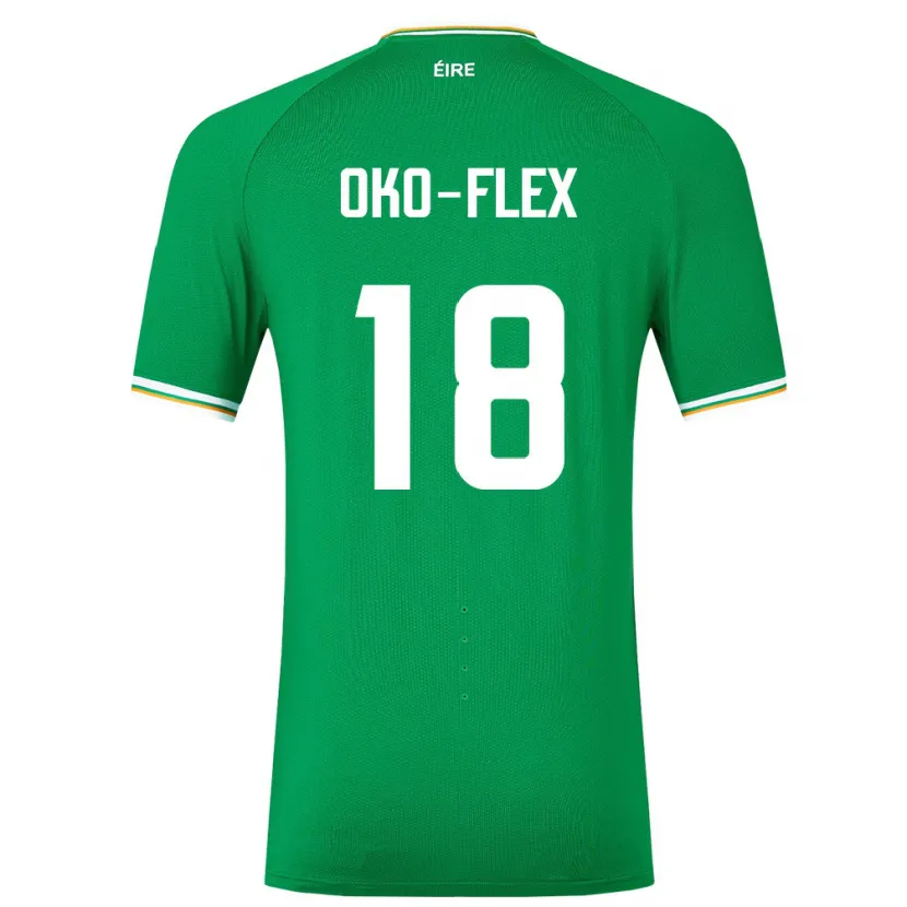 Danxen Män Irland Armstrong Oko-Flex #18 Grön Hemmatröja Matchtröjor 24-26 Tröjor T-Tröja