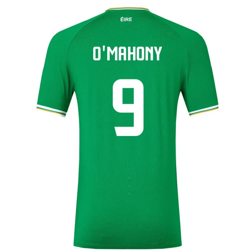Danxen Män Irland Mark O'mahony #9 Grön Hemmatröja Matchtröjor 24-26 Tröjor T-Tröja