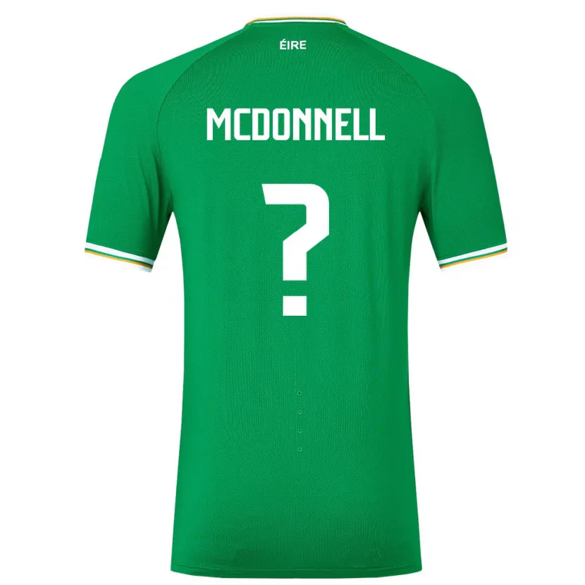 Danxen Män Irland Grady Mcdonnell #0 Grön Hemmatröja Matchtröjor 24-26 Tröjor T-Tröja