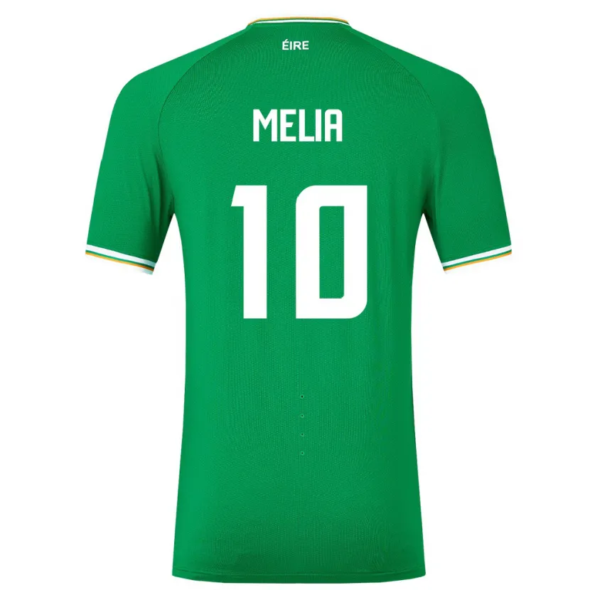 Danxen Män Irland Mason Melia #10 Grön Hemmatröja Matchtröjor 24-26 Tröjor T-Tröja