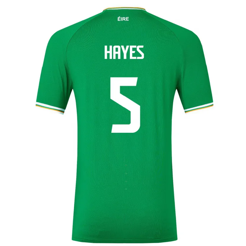 Danxen Män Irland Caitlin Hayes #5 Grön Hemmatröja Matchtröjor 24-26 Tröjor T-Tröja
